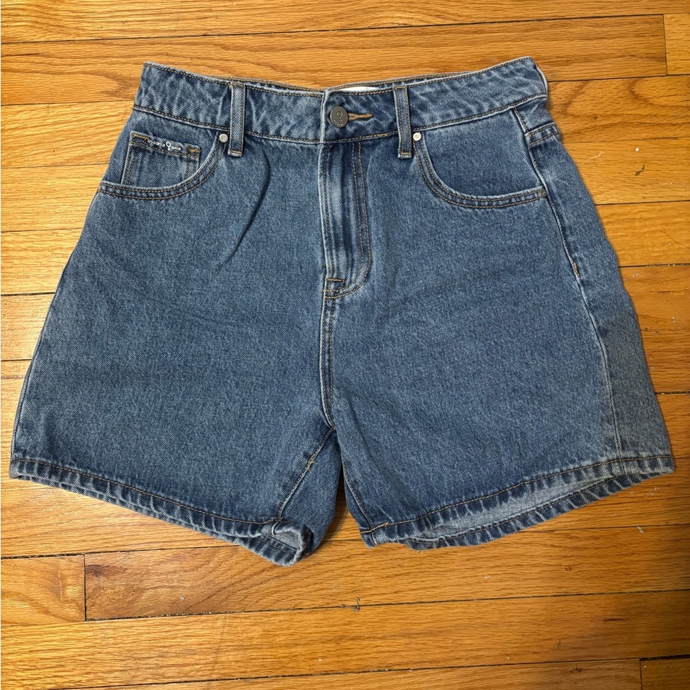 Vintage Blue Denim Women's Jean Shorts
